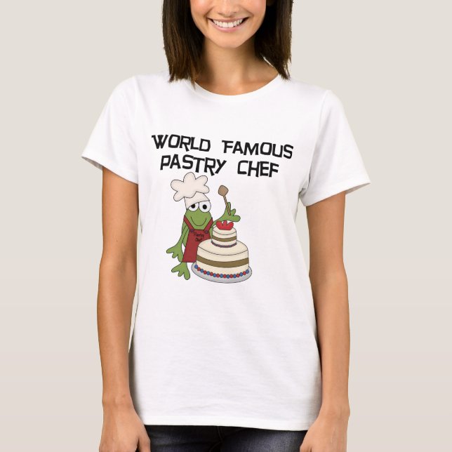 Frosch-Gebäck-Kochs-T-Shirts und Geschenke T-Shirt (Vorderseite)