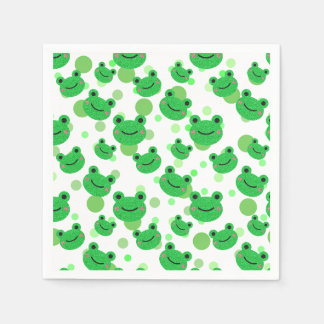 Frosch-Geburtstagsfeier Serviette
