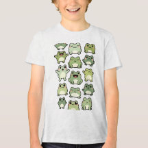 Frosch-Gekritzel-Muster - Kawaii-Geschenk für Kind