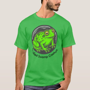 Frosch-Geschmacksmusterkreatur T-Shirt