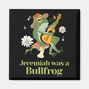 Frosch Gitarre-jeremia war Bullfrog lustiger Spruc Magnet