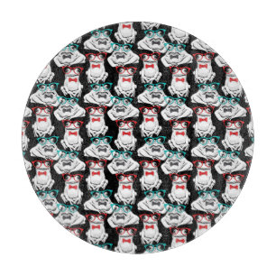 Frosch-Glas-Muster Schneidebrett