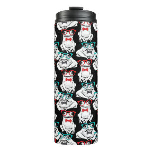 Frosch-Glas-Muster Thermosbecher