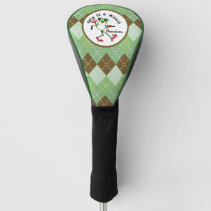 Frosch Golfing Grip It and Ribbit Green Brown Raut Golf Headcover
