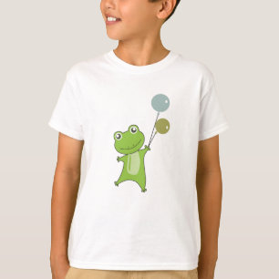 Frosch Grün Balloons lustige Tiere für Kinder T-Shirt