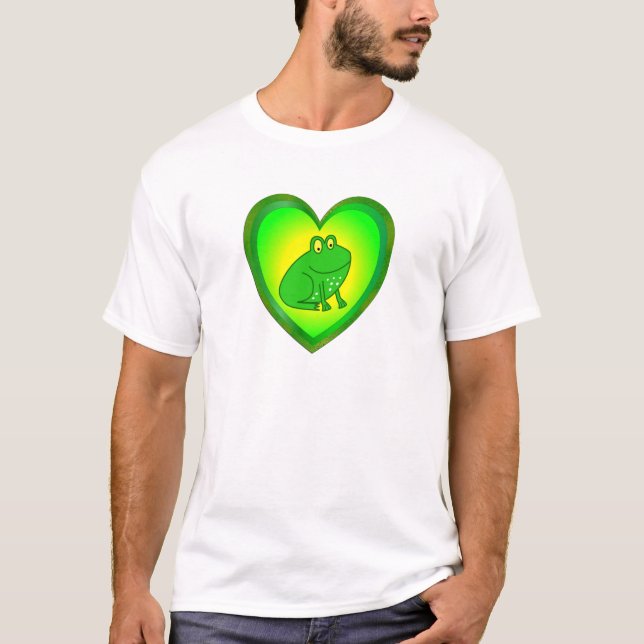 Frosch-Herz T-Shirt (Vorderseite)