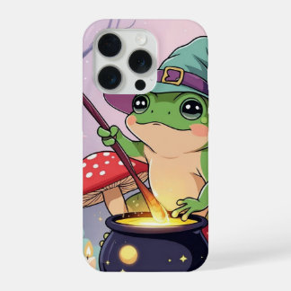 Frosch-Hexen-iPhone-Hülle – Kawaii Cottagecore-Pot iPhone 15 Pro Hülle