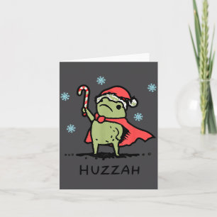 Frosch Huzzah Frosch Ritter Lustiges Schwert Meme Karte