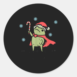 Frosch Huzzah Frosch Ritter Lustiges Schwert Meme  Runder Aufkleber