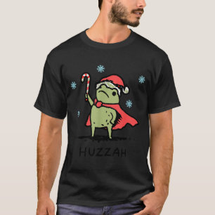 Frosch Huzzah Frosch Ritter Lustiges Schwert Meme  T-Shirt