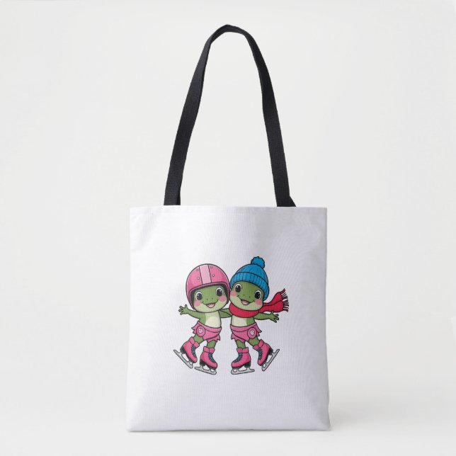 Frosch Ice Skaten Tasche (Vorderseite)