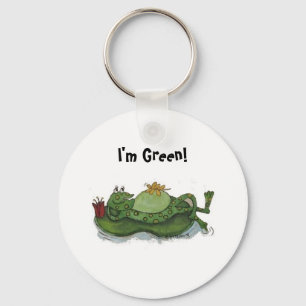 Frosch, ich bin grün! schlüsselanhänger