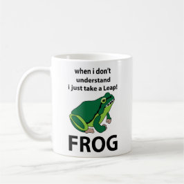 Frosch, ich nehme nur einen Sprung Frosch Kaffeetasse