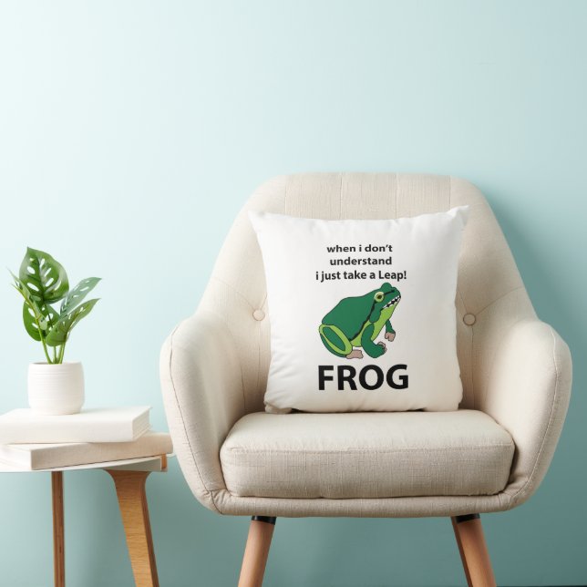 Frosch, ich nehme nur einen Sprung Frosch Kissen (Stuhl )