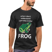Frosch, ich nehme nur einen Sprung Frosch