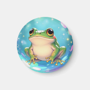 Frosch im Luftballon Magnet