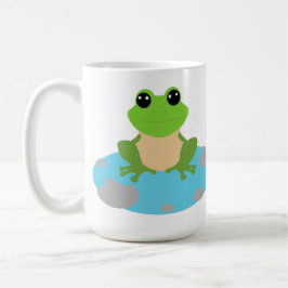 Frosch im Teich Kaffeetasse