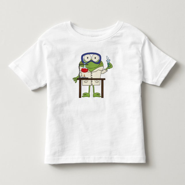 Frosch im Wissenschafts-Labrador Kleinkind T-shirt (Vorderseite)