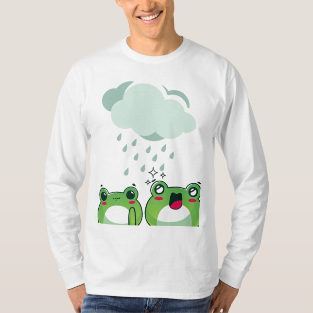 Frosch in der Flut T-Shirt (Vorderseite)