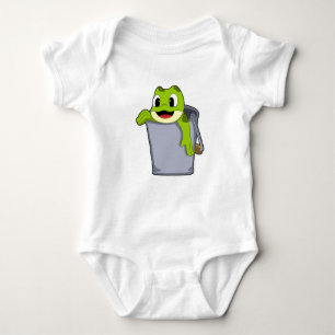 Frosch in Eimer Baby Strampler