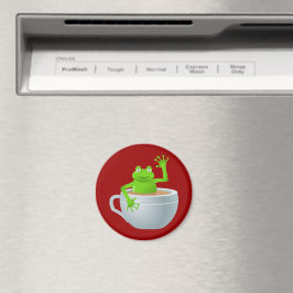 Frosch in einem Tee Magnet