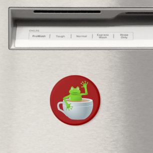 Frosch in einem Tee Magnet
