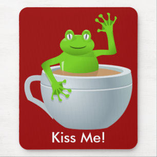 Frosch in einem Tee Mousepad