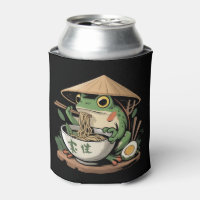 Frosch isst Ramen Kawaii Neko japanische Nudeln 