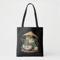Frosch isst Ramen Kawaii Neko japanische Nudeln