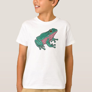 Frosch-Kinder-T-Shirt – Süßes grünes Tier-T-Shirt T-Shirt