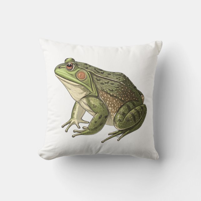Frosch Kissen (Vorderseite)