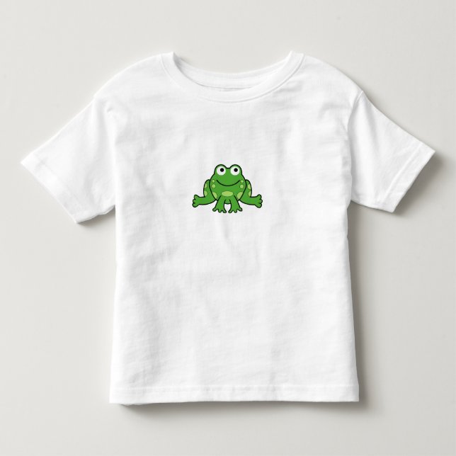 Frosch Kleinkind T-shirt (Vorderseite)