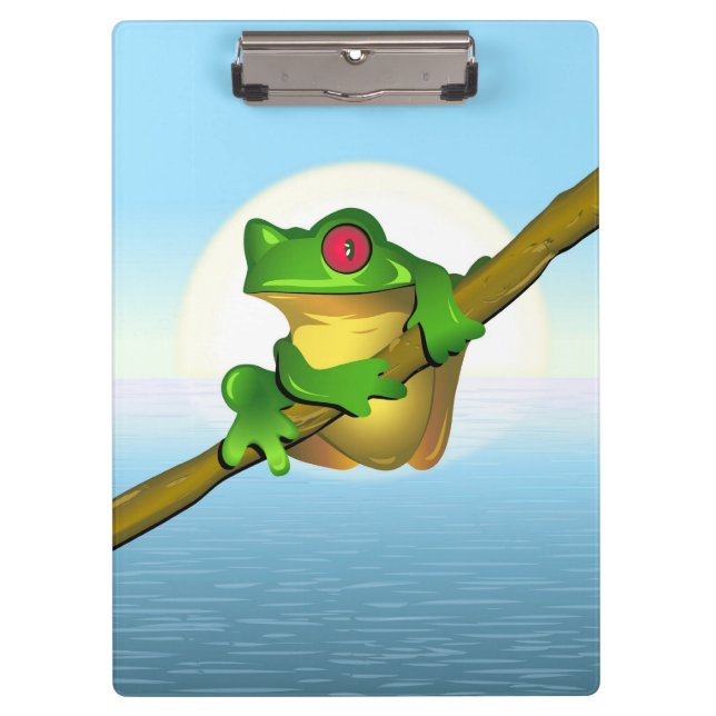 Frosch Klemmbrett (Vorderseite)