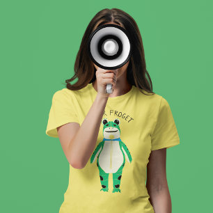 Frosch-Kostüm-Demonstrant Individuelle Parole Graf T-Shirt