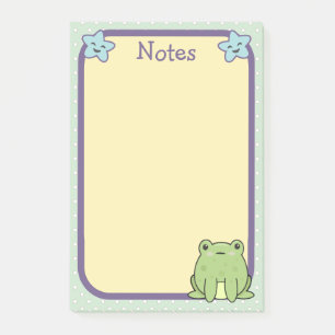 Frosch Kröte Und Sterne Post-it Klebezettel