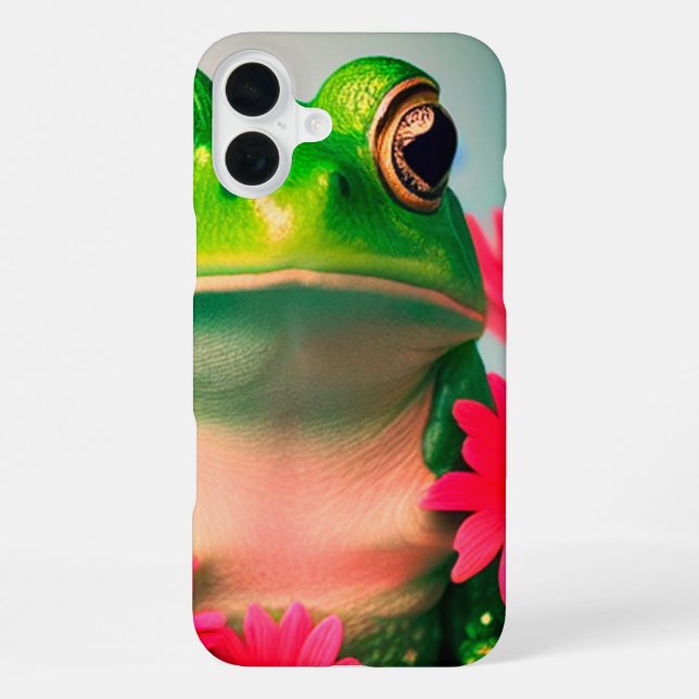 Frosch-Kunst-Handyhülle iPhone 16 Plus Hülle (Rückseite)