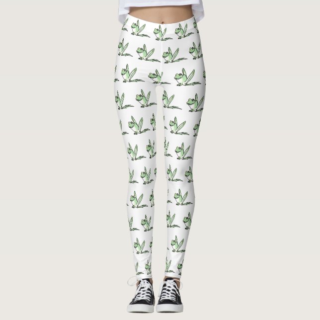 Frosch Leggings (Vorderseite)