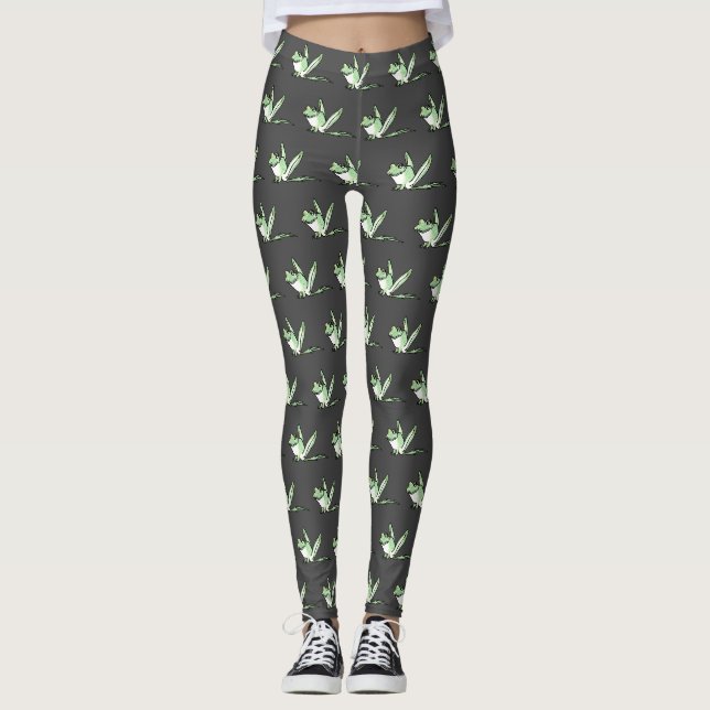 Frosch Leggings (Vorderseite)