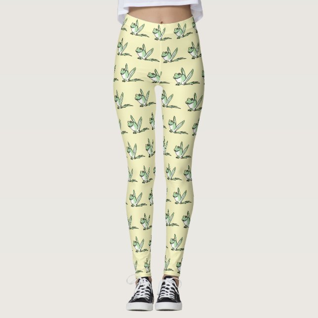 Frosch Leggings (Vorderseite)