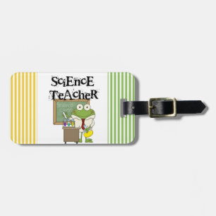Frosch-Lehrer für Wissenschaft Gepäckanhänger