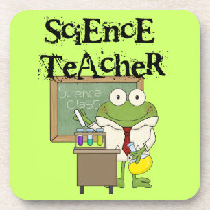 Frosch-Lehrer für Wissenschaft Untersetzer