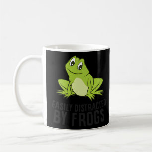 Frosch leicht von Fröschen abgelenkt Kaffeetasse