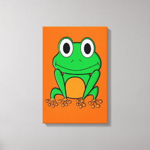 Frosch Leinwanddruck