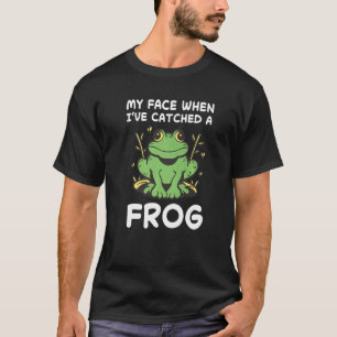 Frosch Liebe Toad Frog Fangjäger Amphibienfang T-Shirt
