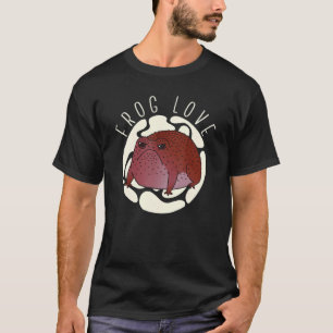 Frosch liebt Kröte Froschfänger Jäger Amphibienfan T-Shirt
