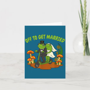Frosch Meme Hochzeit Junggesellinnenabschied geht Karte