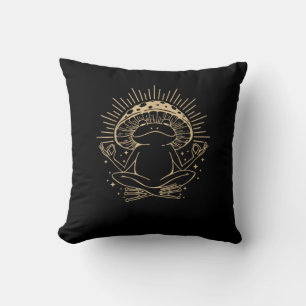 Frosch- & Minimalismus-Landhaus Goblincore-Ästheti Kissen