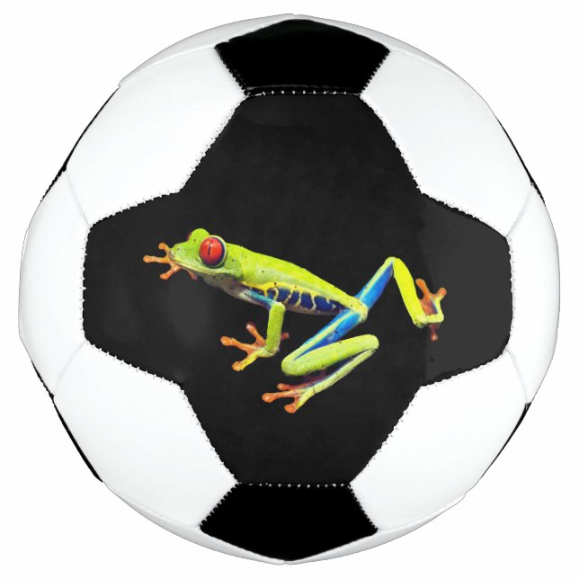 Frosch, Mit Augen gestrichen Fußball (Vorderseite)
