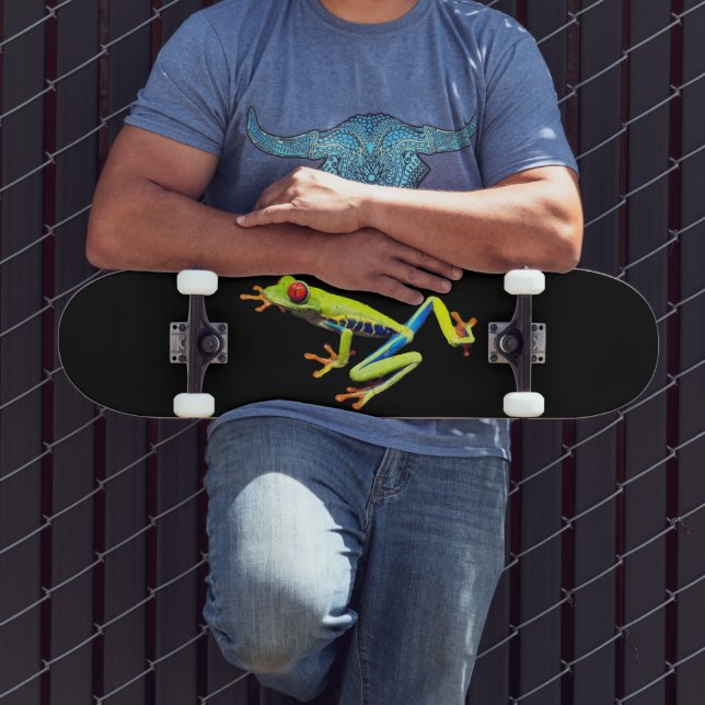 Frosch, Mit Augen gestrichen Skateboard (Außenbereich 3)