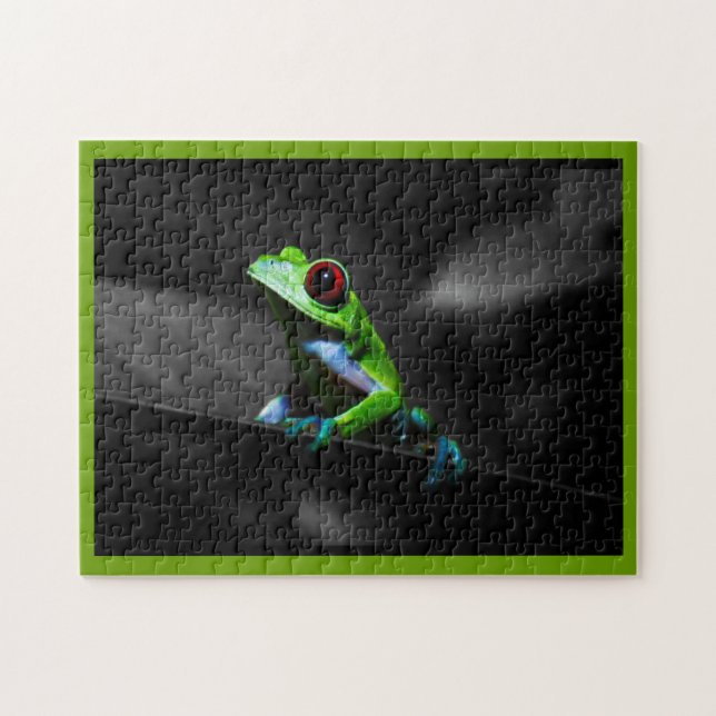 Frosch, Mit Augen Rotbaum III (Horizontal)